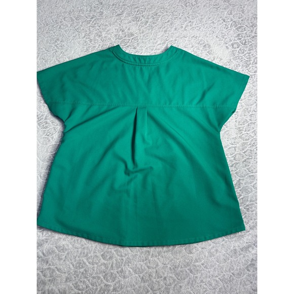 ClimateRight by Cuddl Duds Top Baby Grass Green V Neck Short Sleeve Size S - Picture 5 of 9